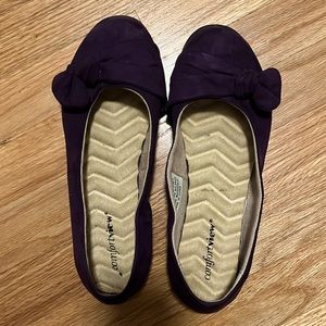 Comfortview Purple Flats